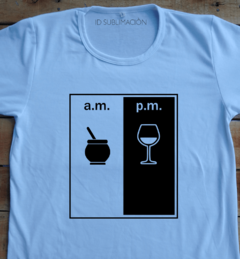 Remera unisex am pm vino - comprar online