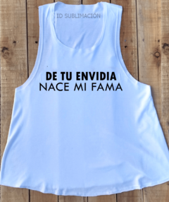 Sudadera frase de tu envidia nace mi fama - comprar online