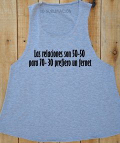 Sudadera frase Las relaciones son 50-50 en internet