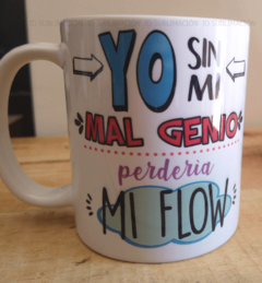 Taza yo sin mi mal genio - comprar online