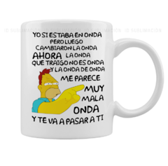 Taza Abuelo Simpson