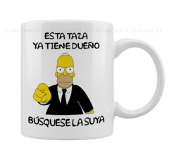 Taza Los Simpson esta taza ya tiene dueño