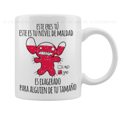 Taza stitch nivel de maldad