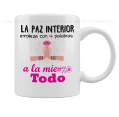 Taza la paz interior