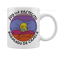 Taza Los Simpson soy un pastelito