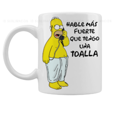 Taza Los Simpson hable más fuerte