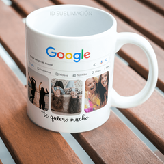 Taza personalizada buscador de google con tu fotos - comprar online