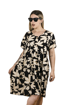 VESTIDO FLORA BLACK