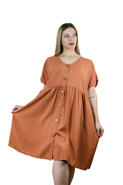 VESTIDO COCO CAMEL