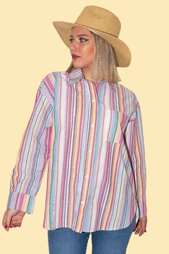 Imagen de CAMISA TOSCANA YELLOW/ROSE