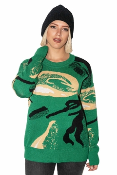 SWEATER ART GREEN - comprar online