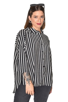 CAMISA STRIPES BLACK