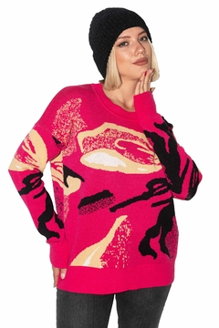 SWEATER ART PINK - comprar online