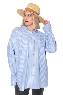 CAMISA ITALY BLUE