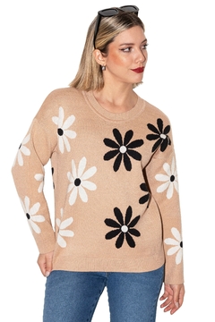 SWEATER DAISY LATTE