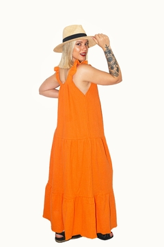 VESTIDO INDIGO ORANGE - comprar online