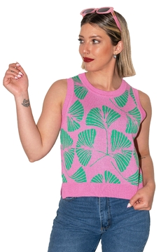 MUSCULOSA PALM ROSE - comprar online