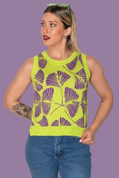 MUSCULOSA PALM LIMA - comprar online