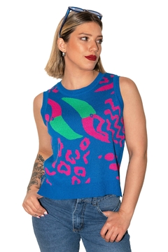 MUSCULOSA PELICAN BLUE