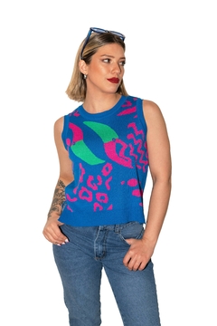 MUSCULOSA PELICAN BLUE - tienda online