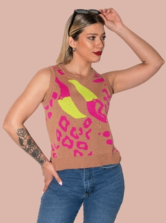 MUSCULOSA PELICAN LATTE - tienda online