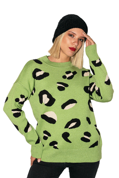 SWEATER ANIMAL OLIVE - comprar online