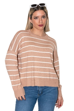 SWEATER NAVY LATTE - comprar online