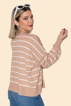 SWEATER NAVY LATTE - tienda online