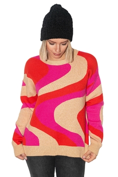 SWEATER ONDAS PINK - comprar online