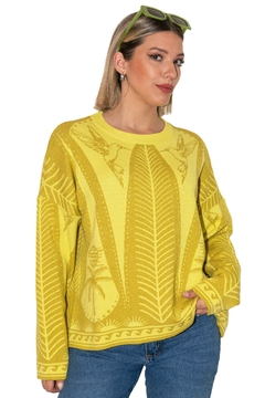 SWEATER TROPIC LIME