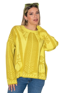 SWEATER TROPIC LIME - comprar online