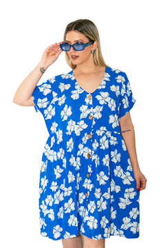 VESTIDO FLOR BLUE