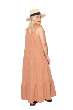 VESTIDO INDIGO BEIGE - comprar online