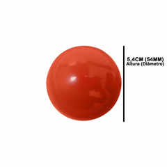 Bolas 54mm Mata-Mata Amarela e Vermelha (10 Bolas) - comprar online