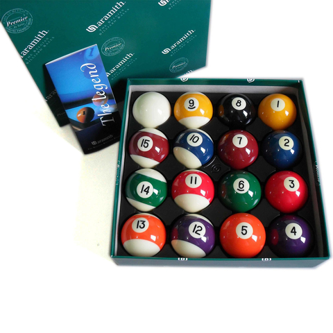 Bolas 54mm Bilhar Faixadas Belga Premier - JG c/ 16 bolas