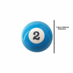 Bolas 54mm Bilhar Numerada (15 Bolas) - comprar online