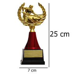 Troféu de Bilhar / Sinuca 25cm - 102BL - Solutos - Jogos, Esportes e Lazer