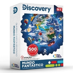 Quebra-Cabeça Redondo Mundo Fantástico Discovery 500 peças - Pais & Filhos