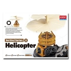 Helicóptero Leonardo Da Vinci - Kit Modelismo - Academy - Consulado dos Brinquedos