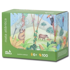 Kit Quebra-Cabeças 100 Peças - Araquarela - Consulado dos Brinquedos