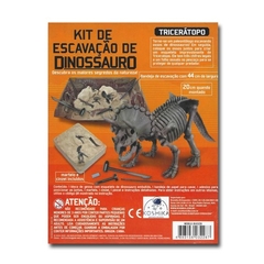 Imagem do Kit de Escavação de Dinossauro - Tricerátopo - Kidz Labs - 4M