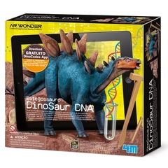 Escavação de Estegossauro e Realidade Aumentada Dino DNA - 4M