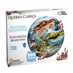 quebra-cabeça tartaruga