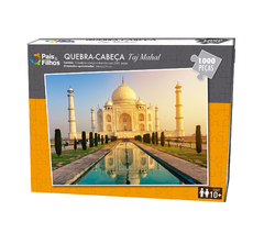 caixa quebra-cabeça taj mahal