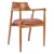 Cadeira Lara em madeira teca com assento estofado - 57x52x78cm - 20822