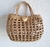 Bolsa Colmeia em Fibra Natural - 30x12x22cm