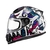 Capacete Texx HAWK - HUNGER ROSA E CINZA