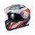 CAPACETE TEXX GLADIATOR V3 REISEN VERMELHO E BRANCO - Firewolf Motorcycle