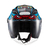 Capacete Texx UGELLO - HUNGER AZUL - Firewolf Motorcycle