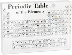 Tabela Periódica Acrílica De Elementos 3d Decoração na internet